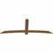 Ekena Millwork Bellingham Timber Gable Bracket, Western Red Cedar, 96"W x 36"H x 1 1/2"D x 5 1/2"F, 9/12 Pitch GBW096X36X0206BEL00SWR - alternate 3